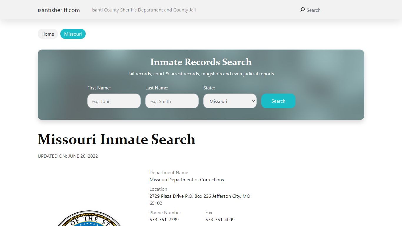 Algoa Correctional Center Inmate Search, Visitation, Phone no ...