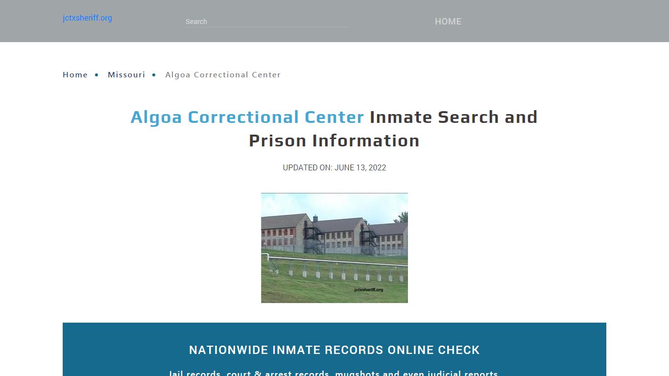 Algoa Correctional Center Inmate Search, Visitation, Phone no ...